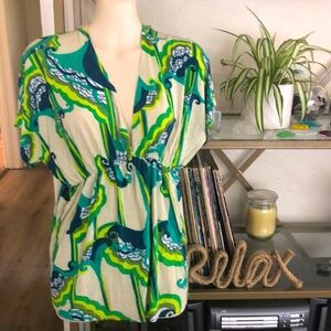 T-bags Los Angeles ✨ Anthropologie ✨ Retro Knit Top✨ sz Med ✨ $138